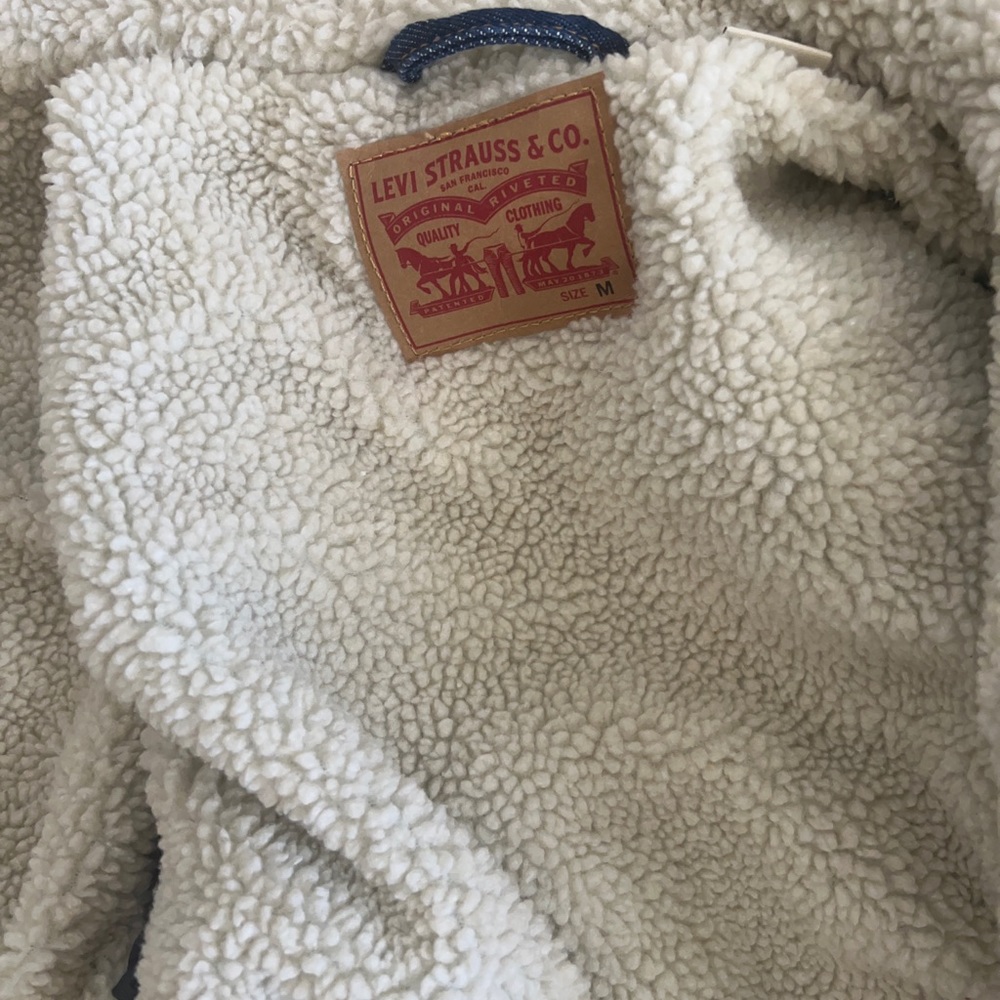 Levi winter Sherpa denim jacket